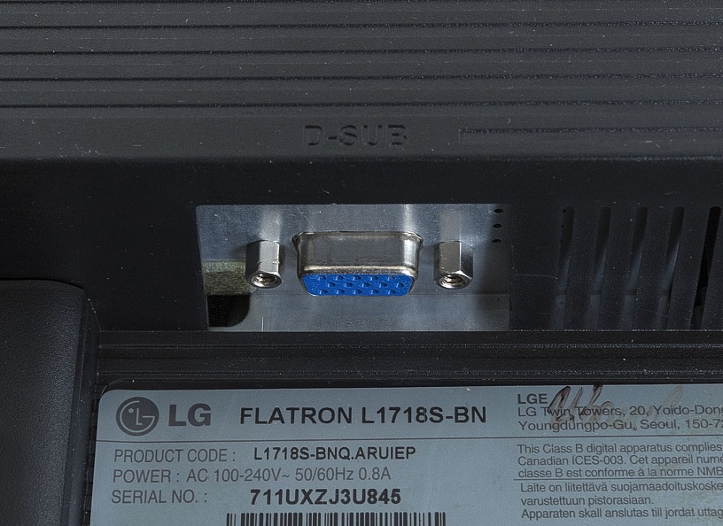 Монитор LG Flatron 1718S-BN Монитор2-03083